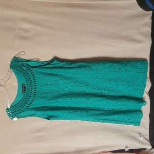 Jessica Howard- Green Cocktail Dress- Size 14